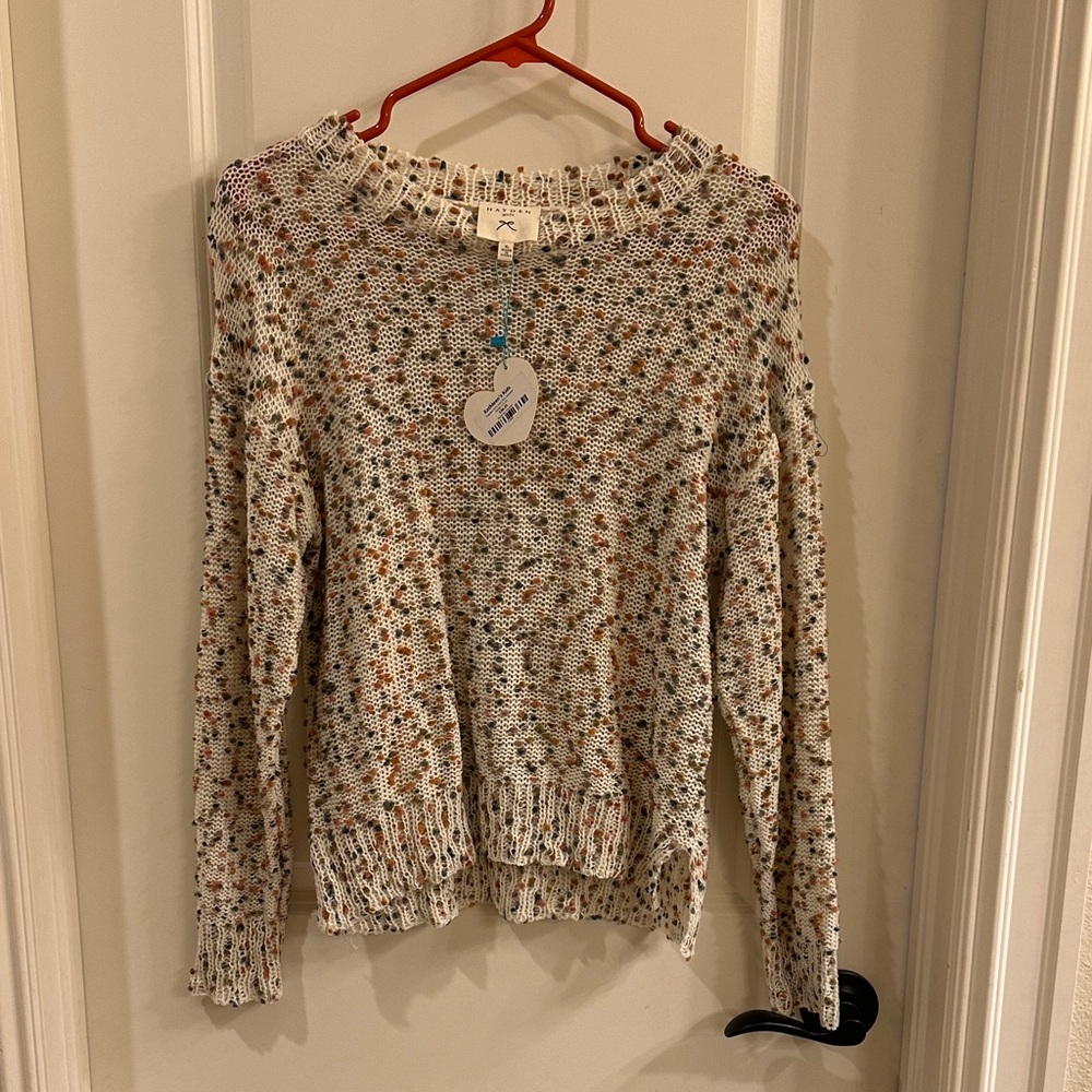 Hayden Girls Multicolor Knit Sweater